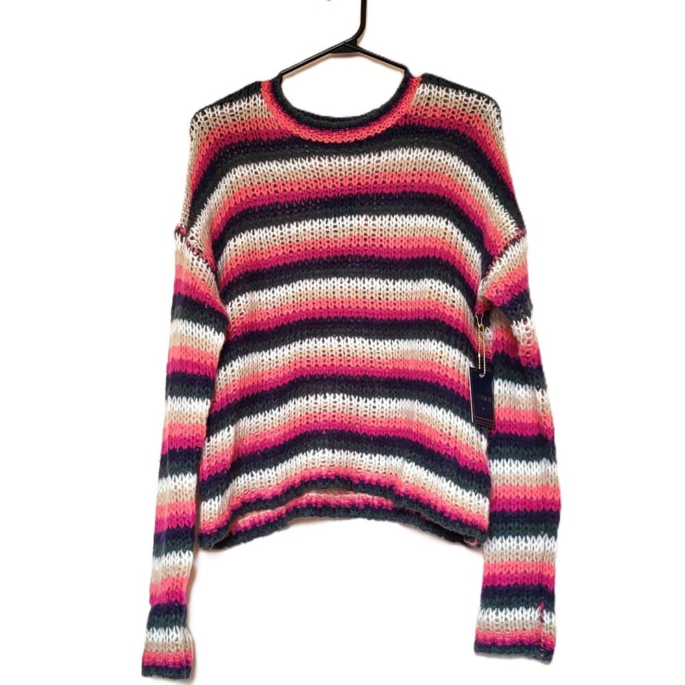 *NEW* FOREVER 21 Women's Striped Knit Sweater Size Small